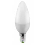 Лампа LED C37 Свеча 4.5w 2700K E14 MEGALIGHT