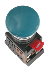 Кнопка AEA-22 (грибок, синий)