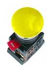 Кнопка AELA-22 (грибок желтый неон)